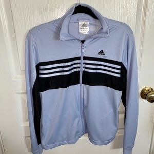 Light blue adidas jacket